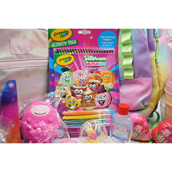 EcoTech Logan Backpack Bundle Fulton Lunchbox Trolls Crayola School Set - Picture 14 of 16